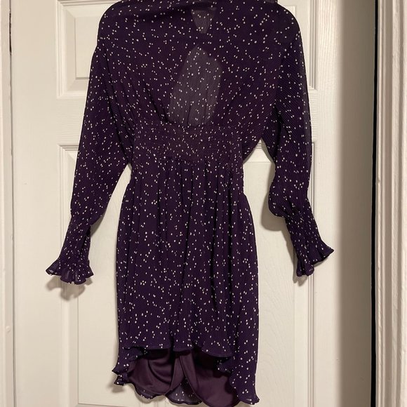 Zara Dresses & Skirts - ZARA Purple Sheer Dress